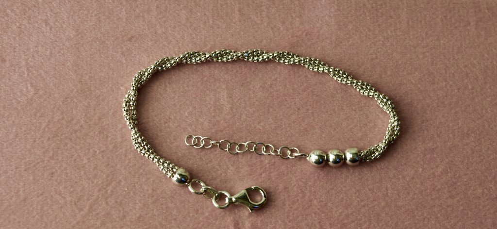 Bracciale intrecciato ag